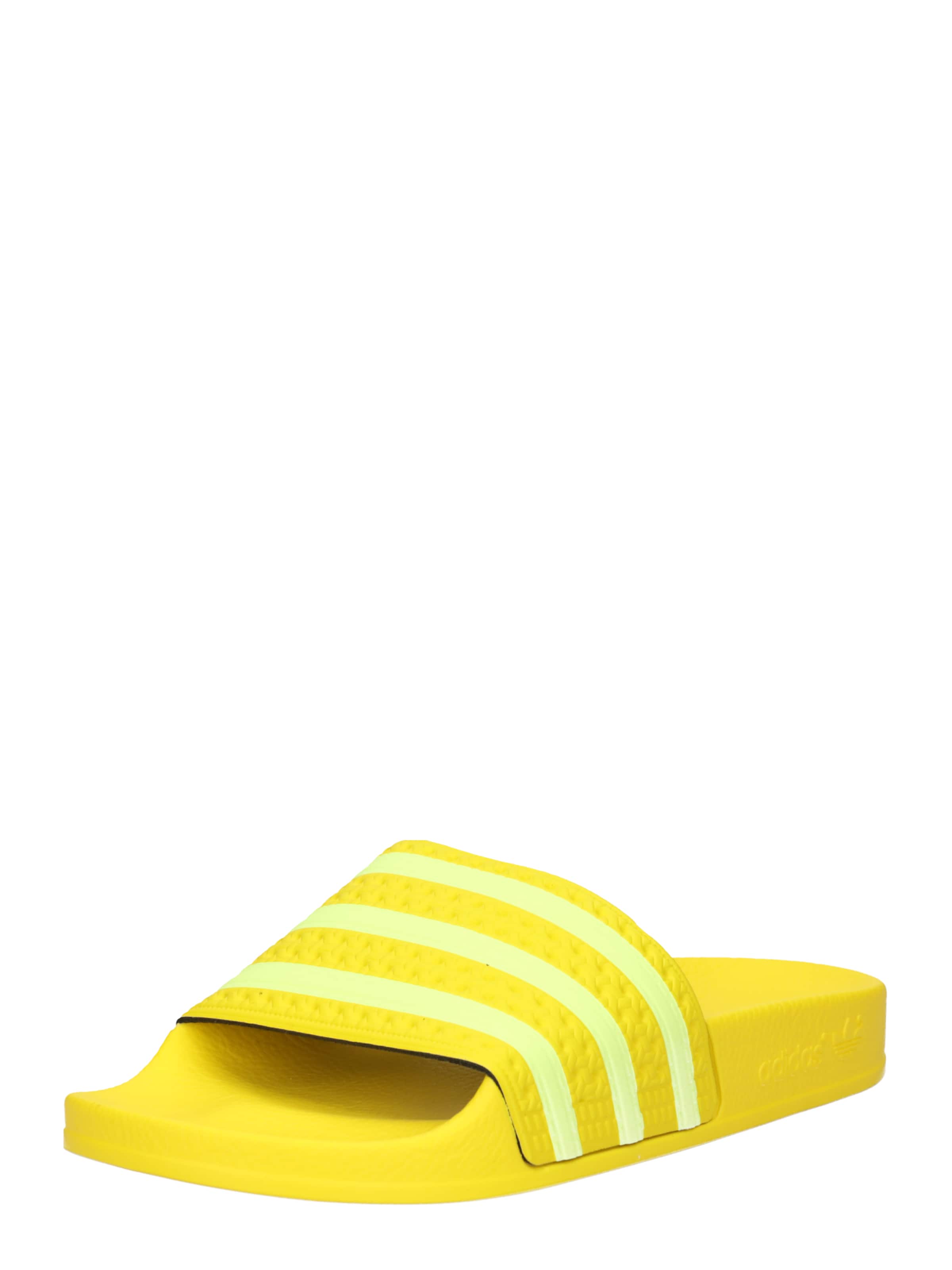 ADIDAS ORIGINALS - Muiltjes 'ADILETTE W' in de kleur Geel