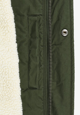 !Solid Winter Parka 'Darnell' in Green