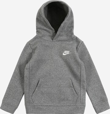 Nike Sportswear Sweatshirt 'Club Fleece' in Grey: front