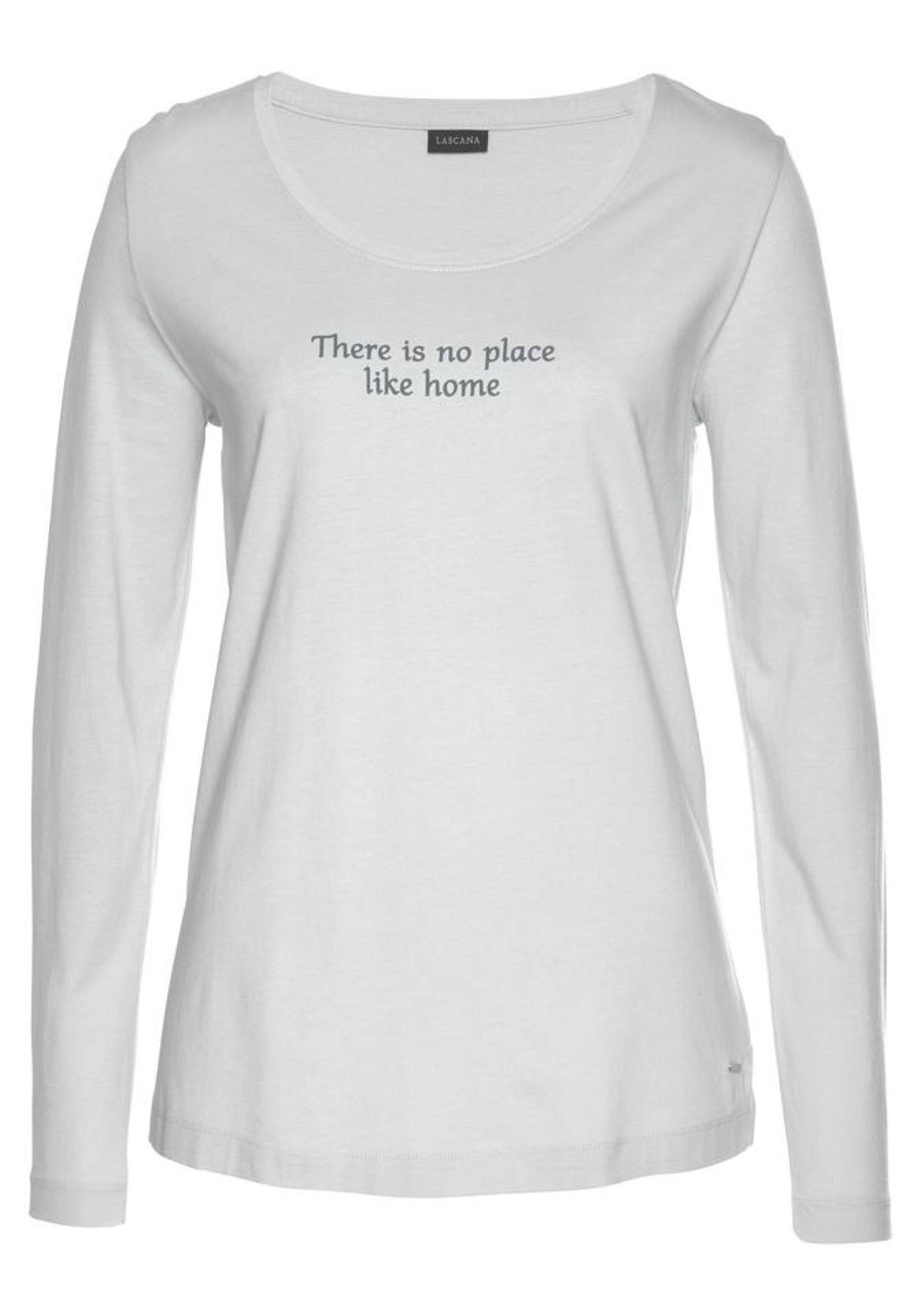 LASCANA - Shirt in hellgrau