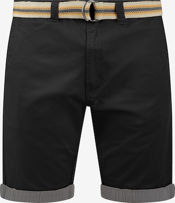!Solid Regular Chino Pants 'Lagos' in Black: front