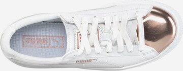 PUMA Sneaker 'Basket Platform Metallic' in Weiß