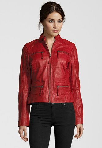 7ELEVEN Between-Season Jacket 'Katerina' in Red: front