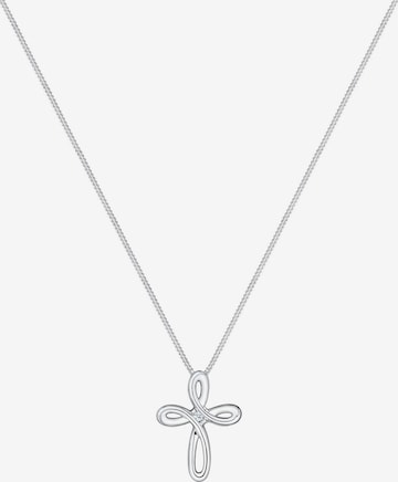 Elli DIAMONDS Halskette 'Kreuz' in Silber