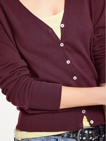 Cardigan heine en rouge