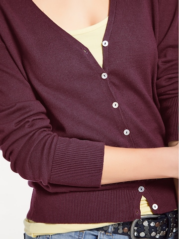 Cardigan heine en rouge