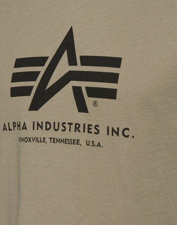 ALPHA INDUSTRIES - Camiseta en verde