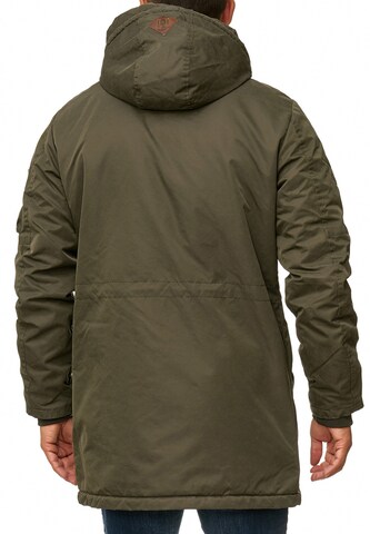 Parka d’hiver 'Bardsley' INDICODE JEANS en vert