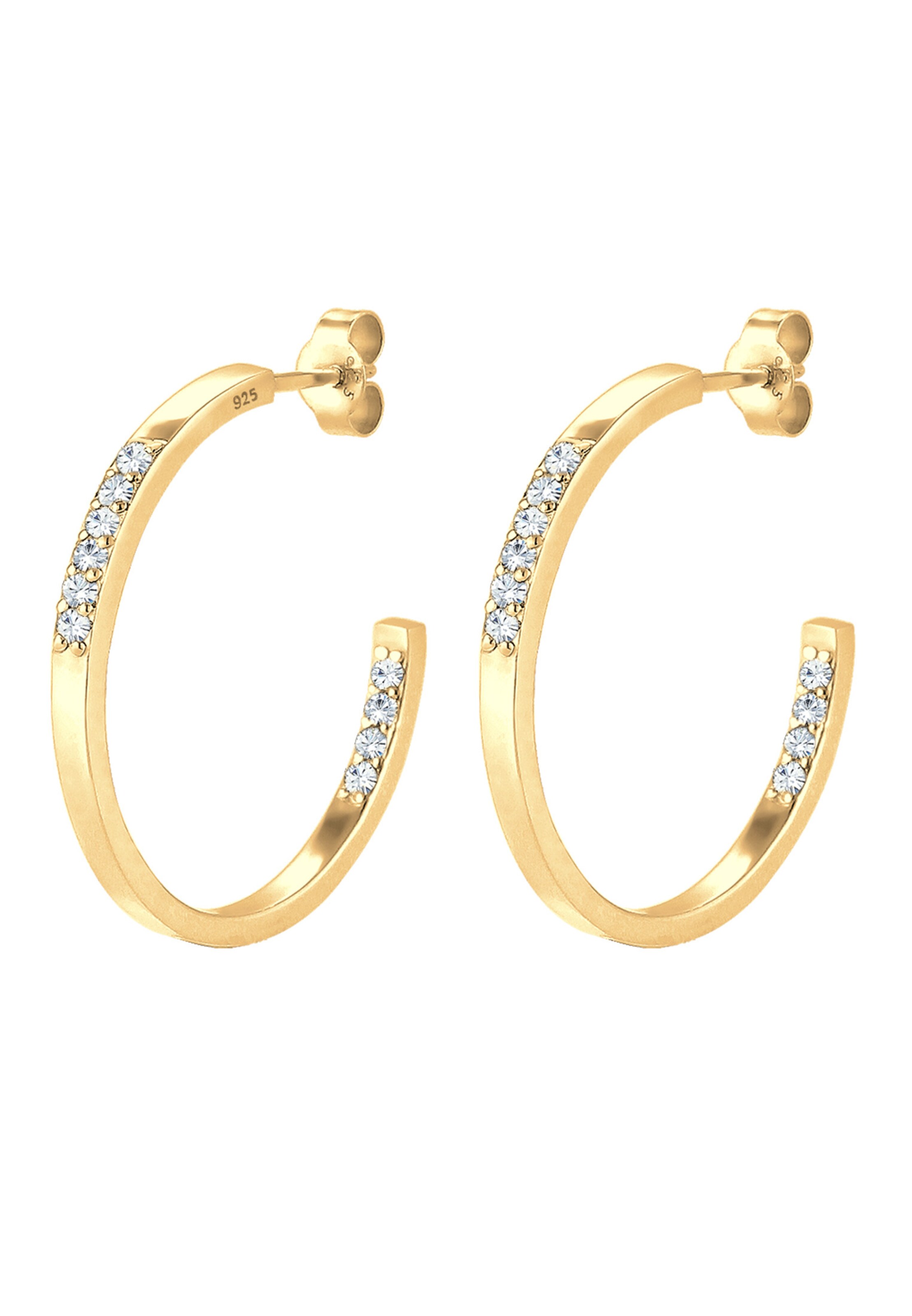 Boucles d'oreilles ELLI en or : devant