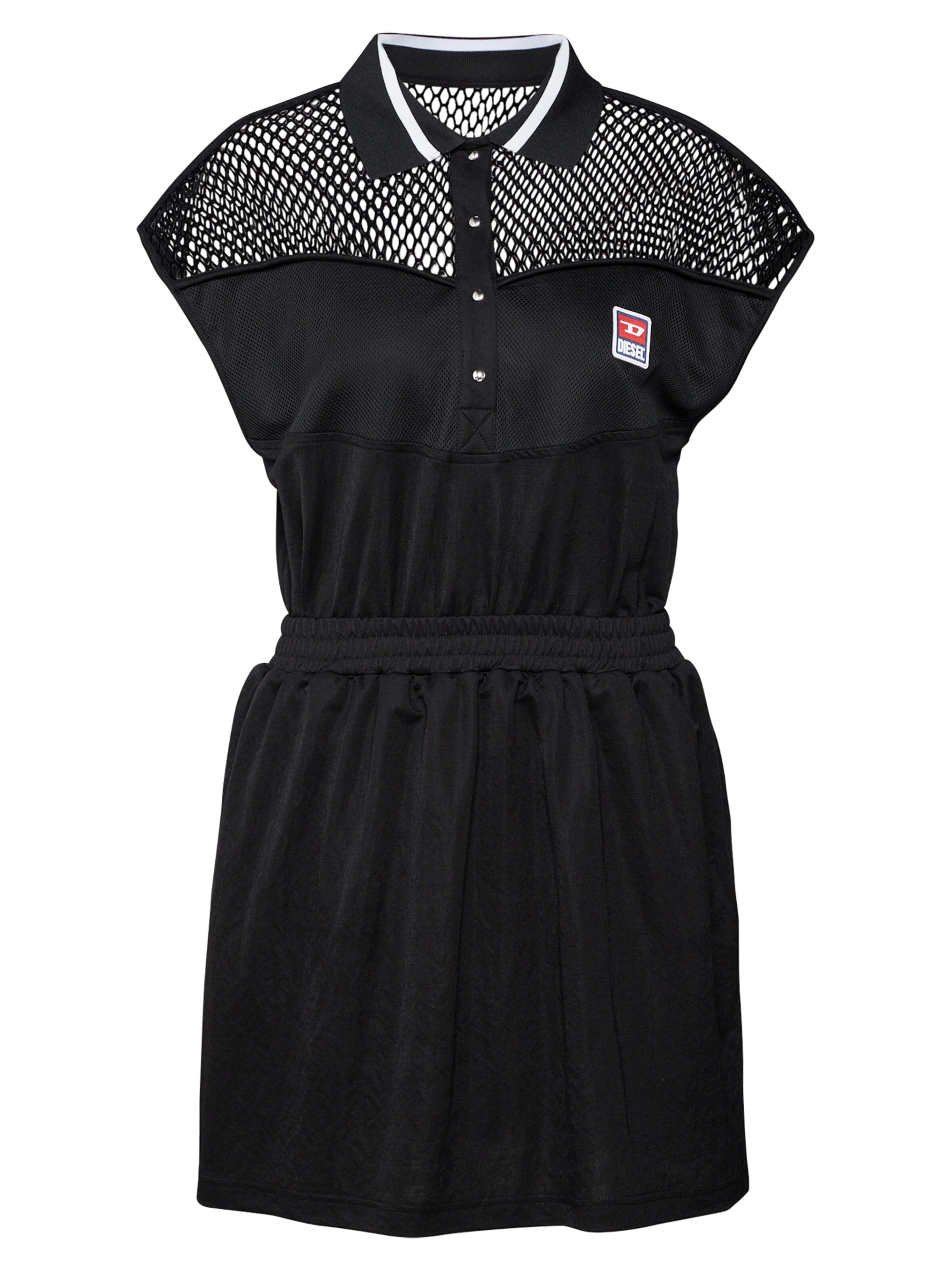 DIESEL - Zomerjurk 'D-REIA DRESS' in de kleur Zwart