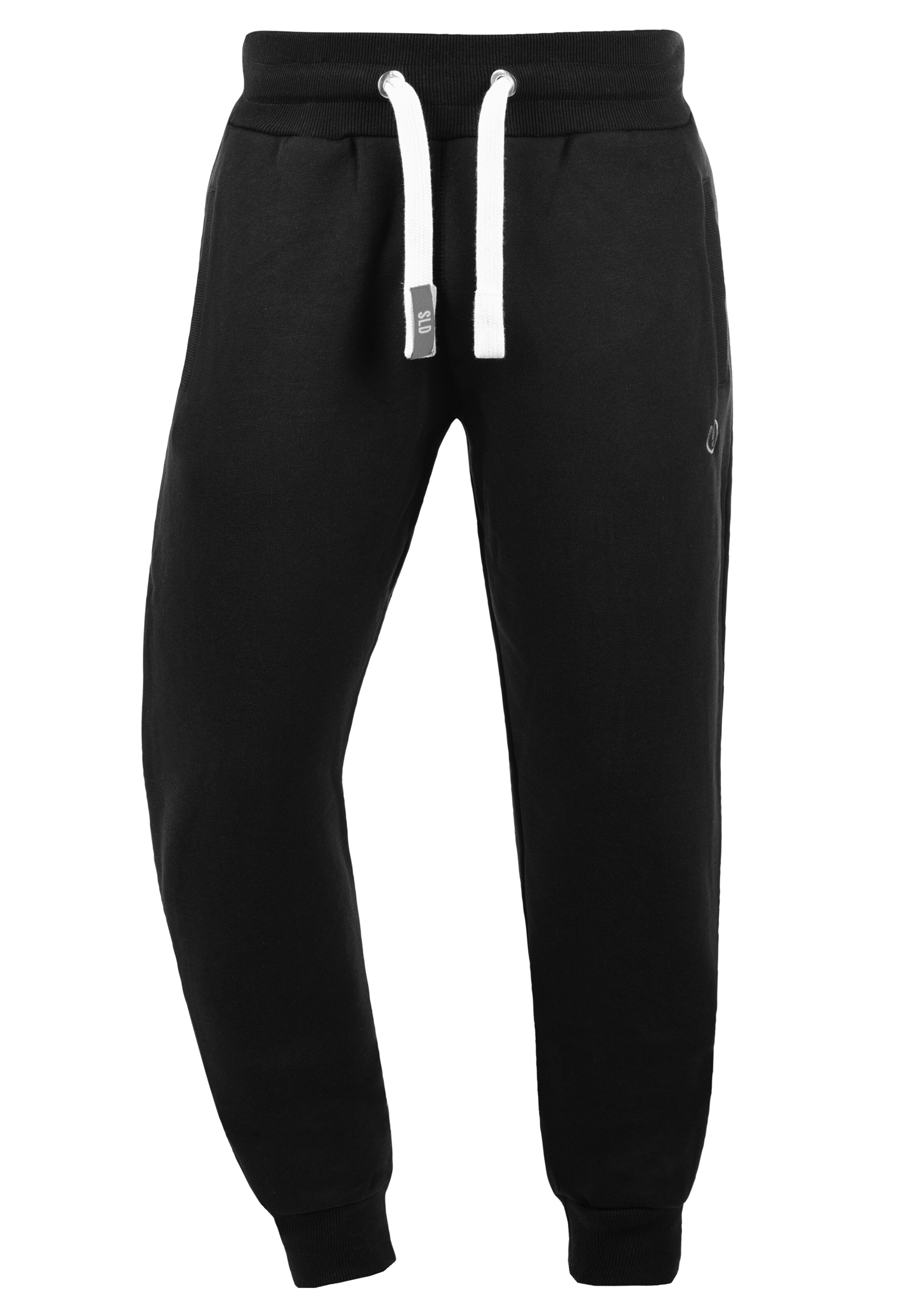 !Solid Trousers 'Benn' in Black: front
