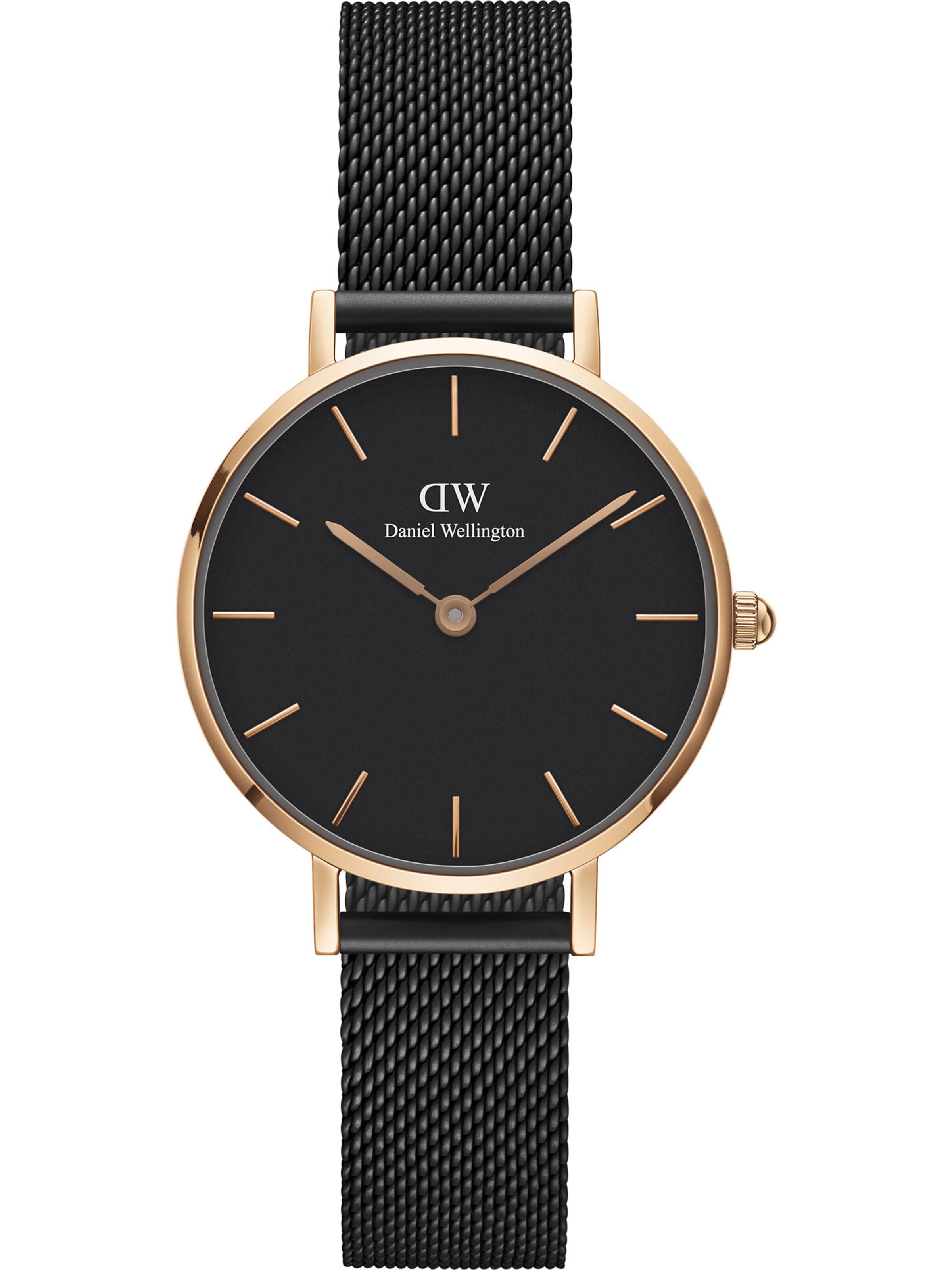 Daniel Wellington Uhr 'Classic Petite 28 Ashfield DW00100245' in Schwarz: Vorderseite