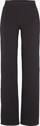 VIVANCE Wide leg Broek in Zwart: voorkant