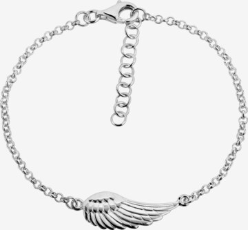 Nenalina Armband 'Flügel' in Zilver: voorkant