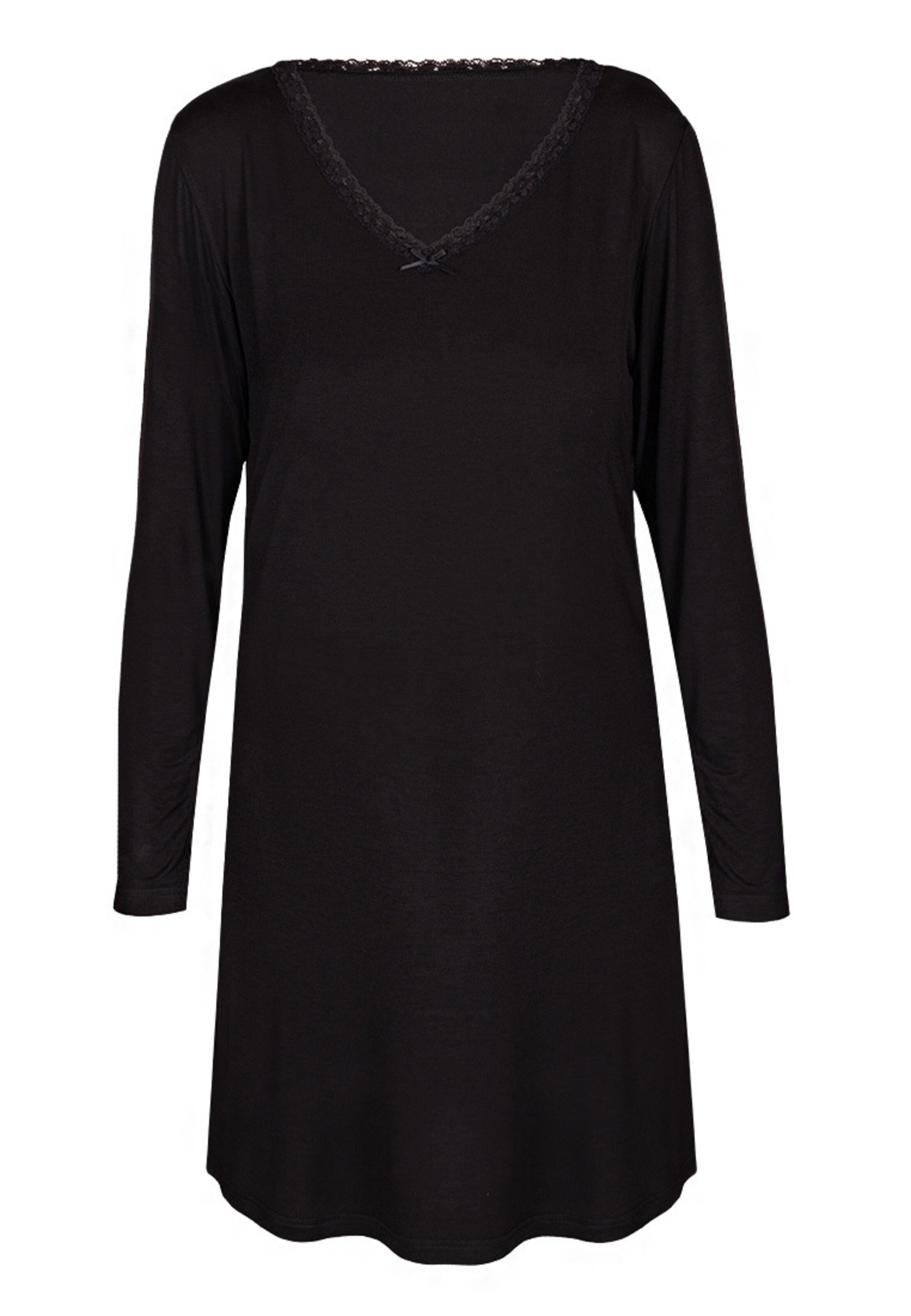 sassa - Nachthemd 'CASUAL COMFORT' in schwarz