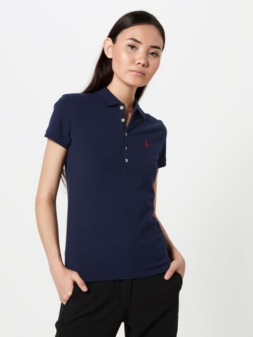 Polo Ralph Lauren Tričko 'Julie' – modrá: přední strana