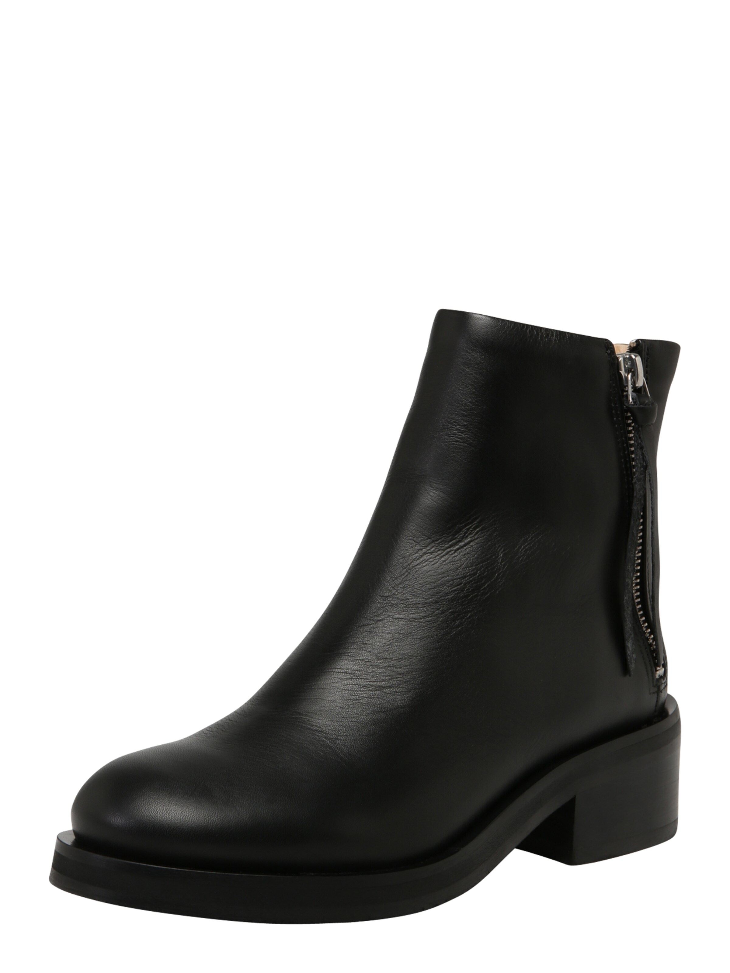 ROYAL REPUBLIQ - Enkellaarsjes 'District Ankle Boot' in de kleur Zwart