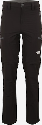 THE NORTH FACE Outdoorbroek 'Exploration' in Zwart: voorkant