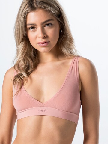 SLOGGI Regular Bra 'GO Allround' in Pink: front