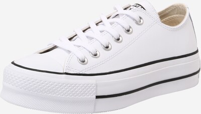 CONVERSE Baskets basses 'CHUCK TAYLOR ALL STAR LIFT OX LEATHER' en blanc, Vue avec produit