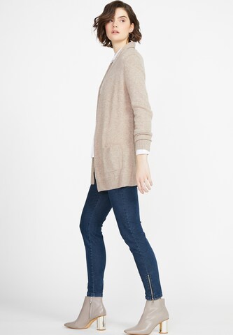 Peter Hahn Knit Cardigan in Beige