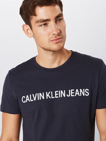 Calvin Klein Jeans T-Shirt in Blau