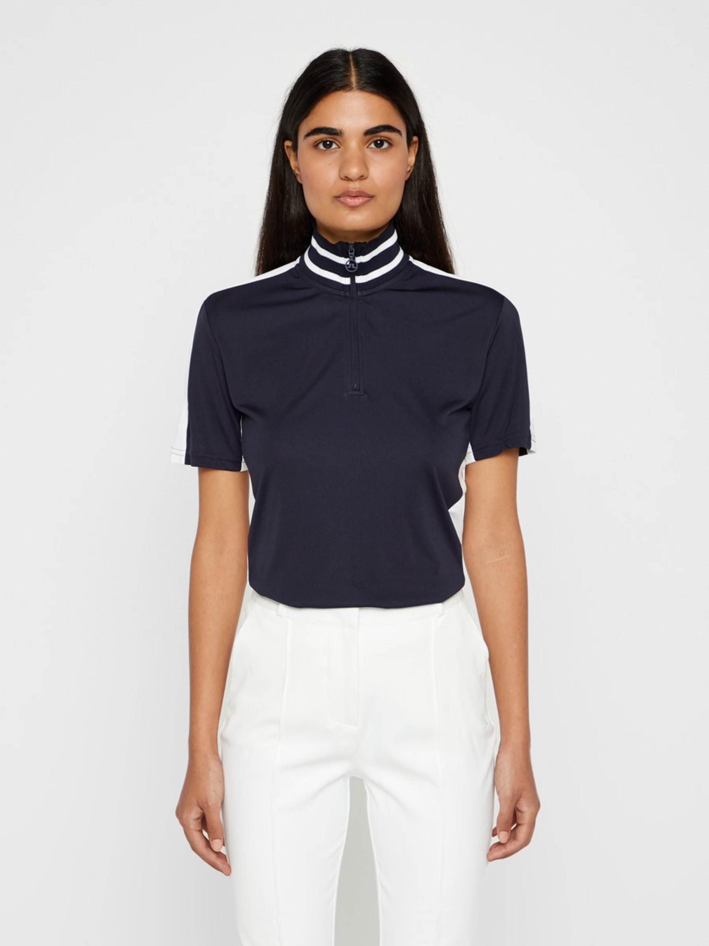 J.Lindeberg - Functioneel shirt 'Filippa' in de kleur Navy