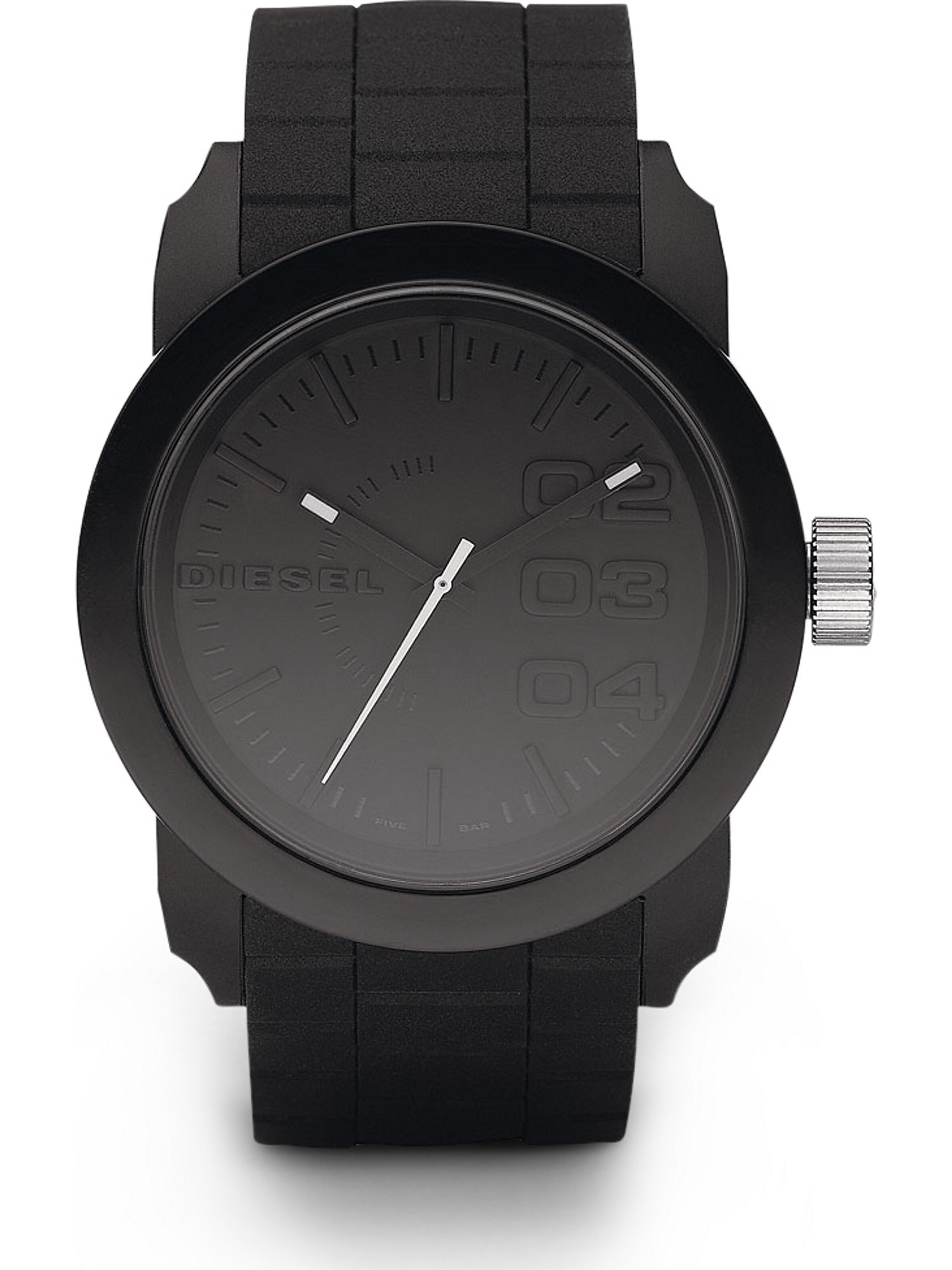 DIESEL Analoog horloge in Zwart: voorkant