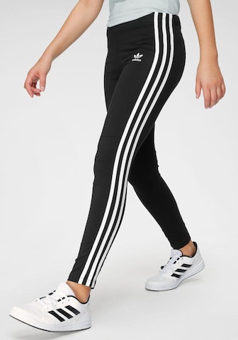 ADIDAS ORIGINALS Skinny Fit Клин в черно: отпред