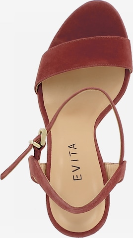 EVITA Sandalette 'Stefania' in Braun