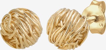 ELLI Ohrringe Organic Kreis Ball in Gold: predná strana