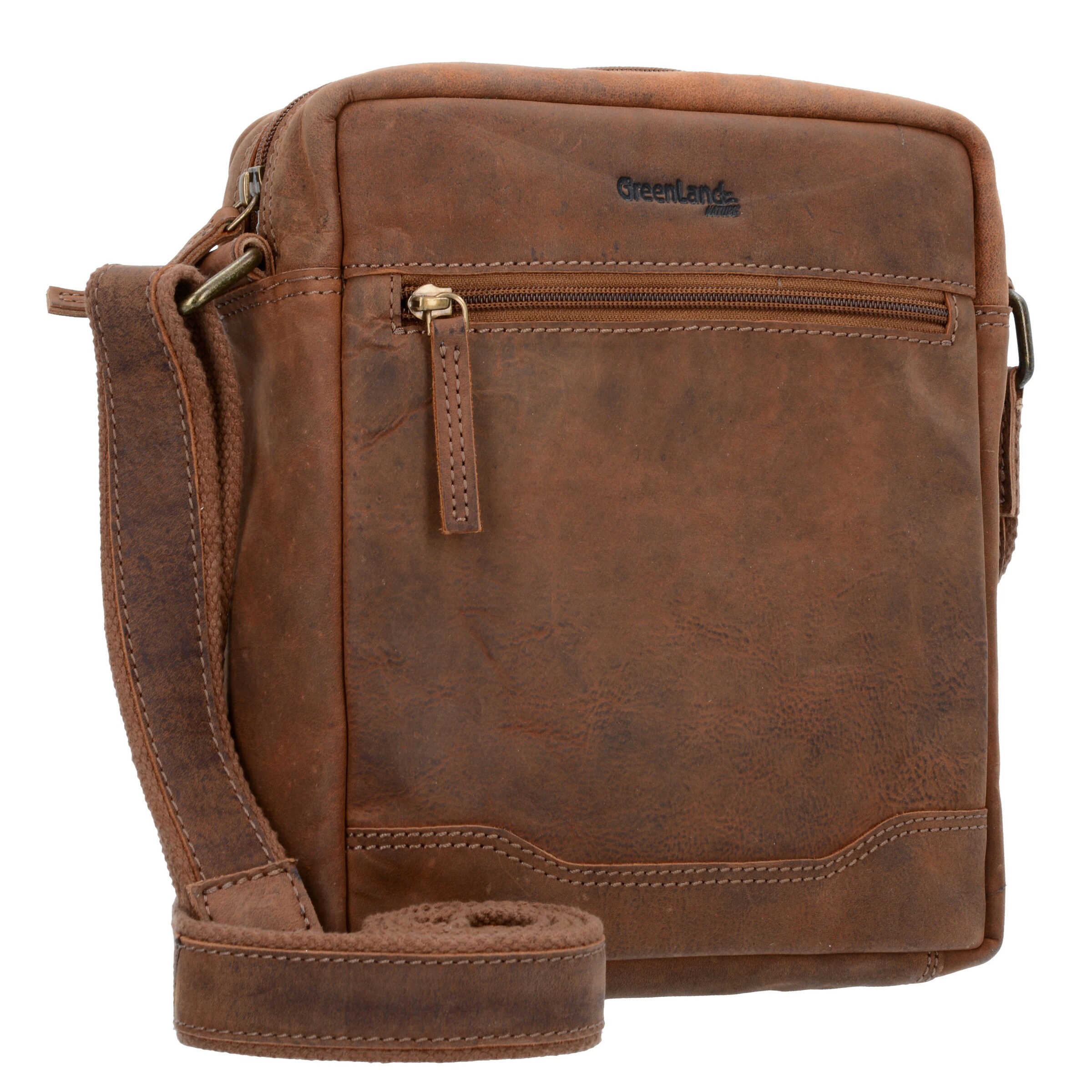 Greenland Nature Crossbody bag 'Montenegro' in Brown