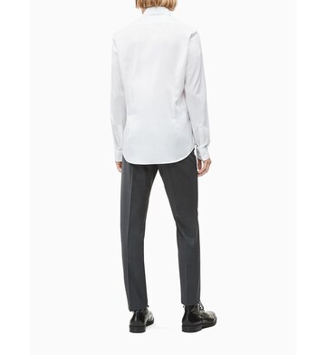 Calvin Klein Slim fit Overhemd in Wit