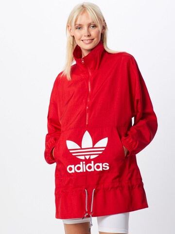 Veste mi-saison ADIDAS ORIGINALS en rouge : devant