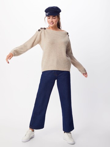 Pull-over 'JADE' ONLY en beige