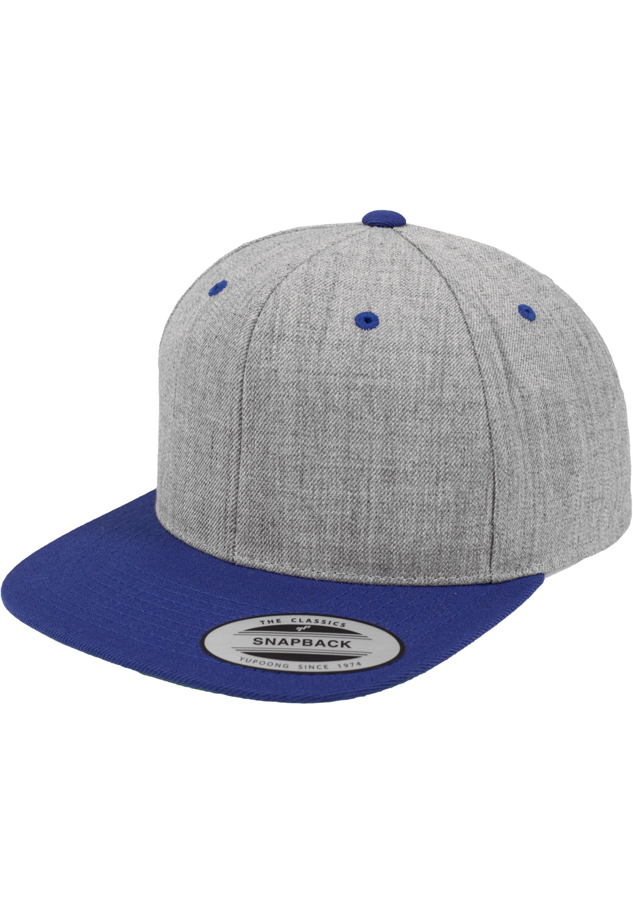 Flexfit Cap in Grau: Vorderseite