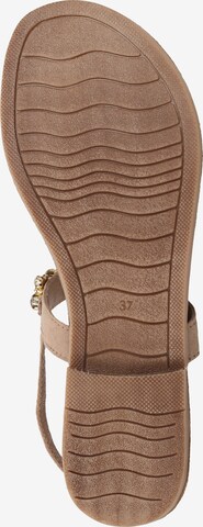 MARCO TOZZI Teenslipper in Beige