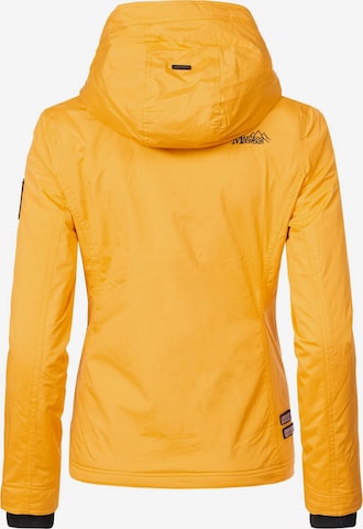 MARIKOO Weatherproof jacket 'Erdbeere' in Yellow