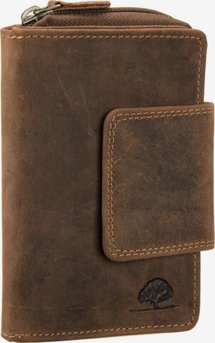 GREENBURRY Wallet 'XI' in Brown: front