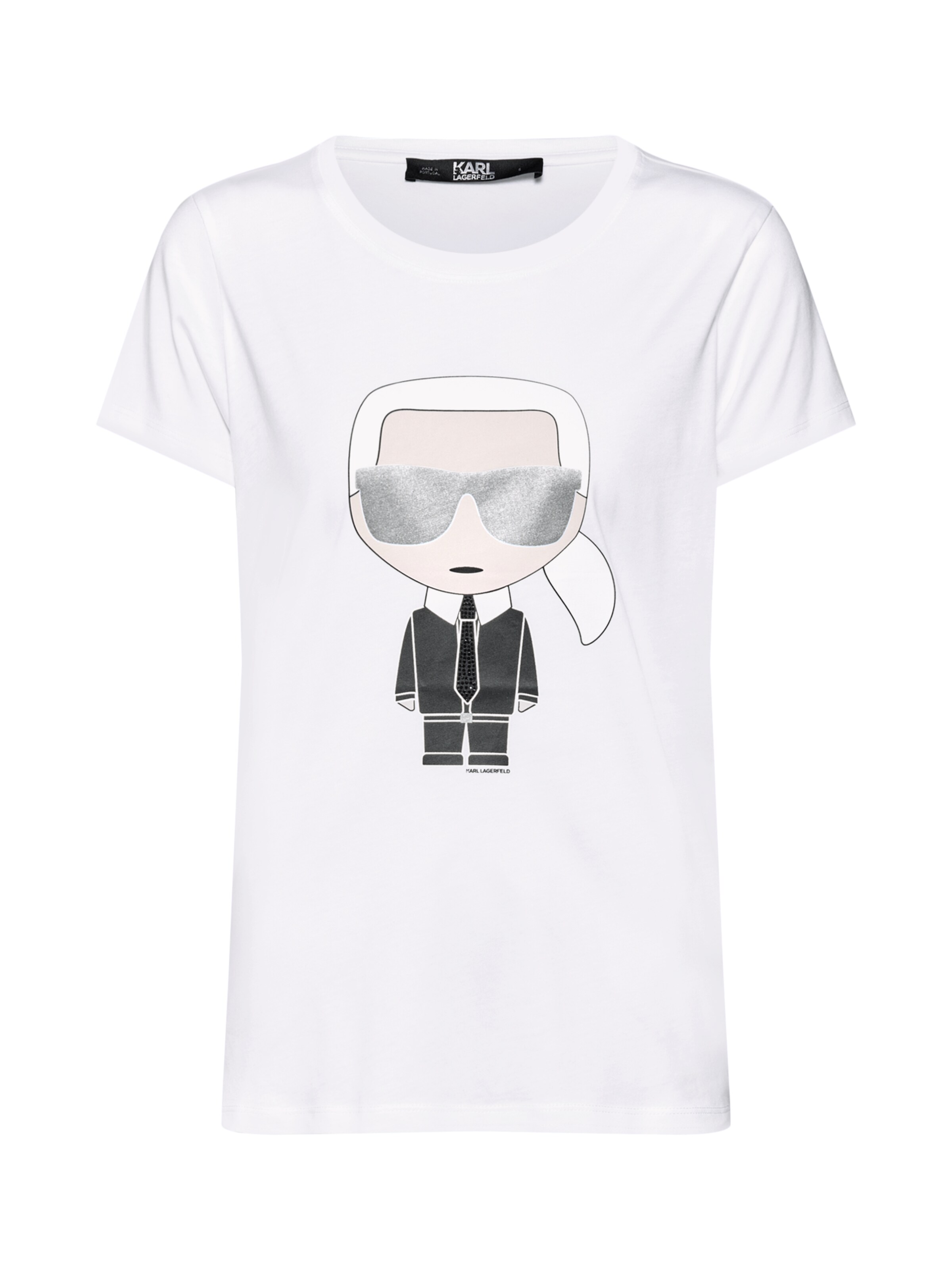Karl Lagerfeld - Shirt in de kleur Wit