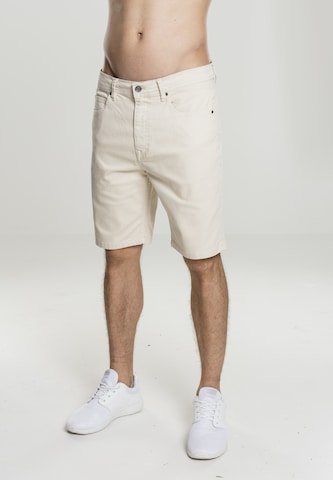 Urban Classics Regular Pants in Beige