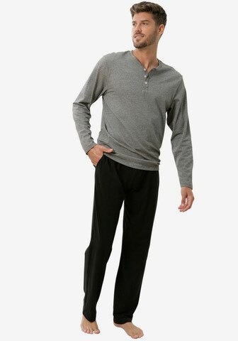 s.Oliver Long Pajamas in Grey: front