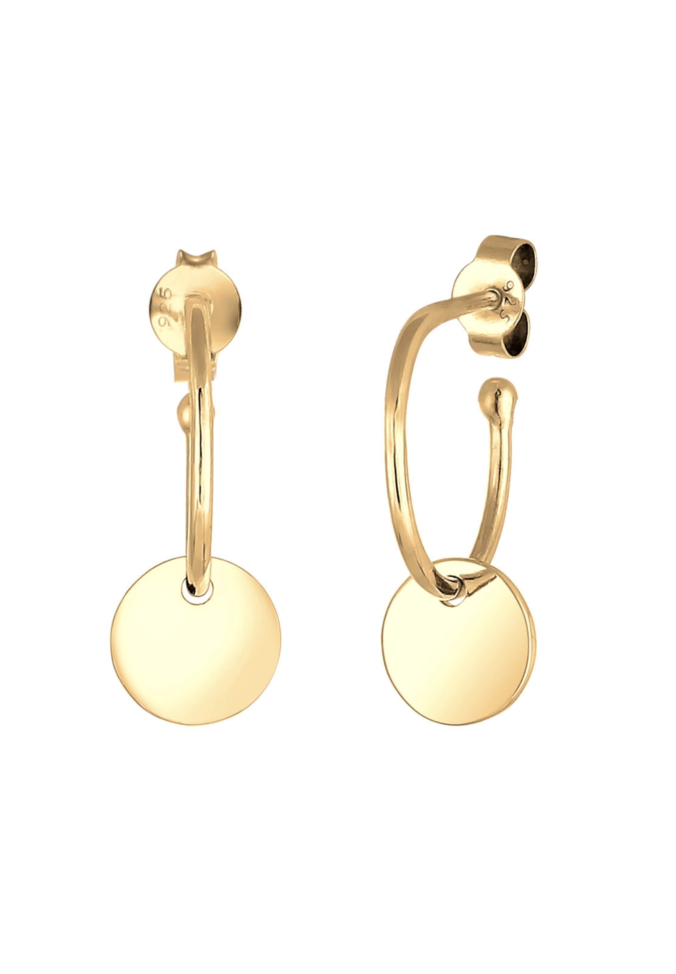 ELLI - Brincos 'Creole' em ouro: frente