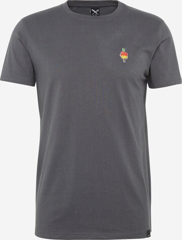 T-Shirt 'Flutscher' Iriedaily en gris : devant