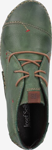 JOSEF SEIBEL Lace-Up Ankle Boots 'Fergey' in Green