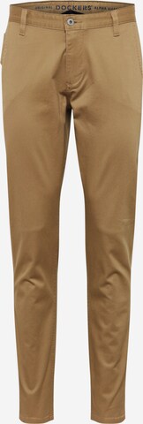 Dockers Chino kalhoty 'ALPHA ORIGINAL' – hnědá: přední strana