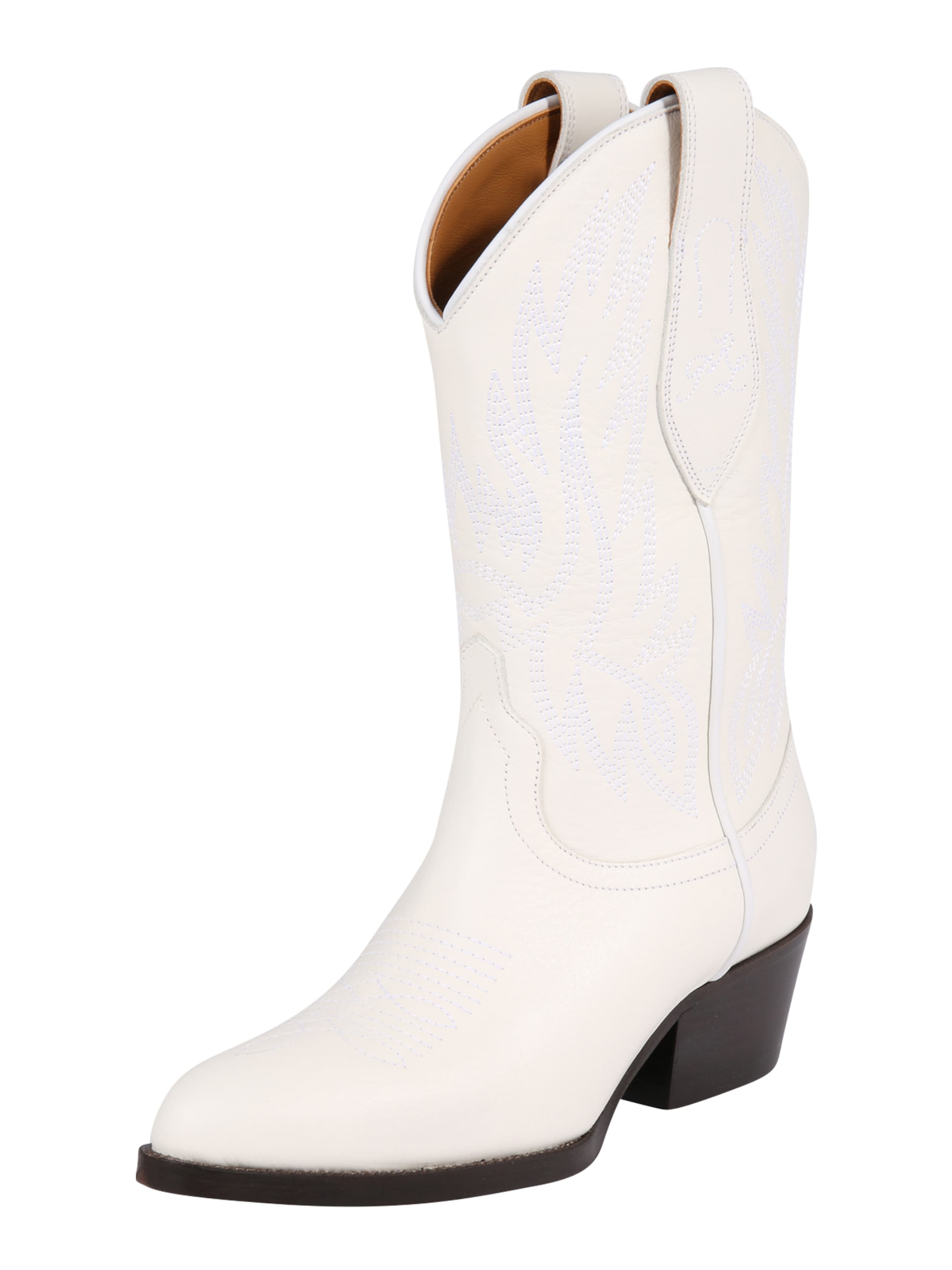 POLO RALPH LAUREN - Enkellaarsjes 'DAYNA' in de kleur Wit