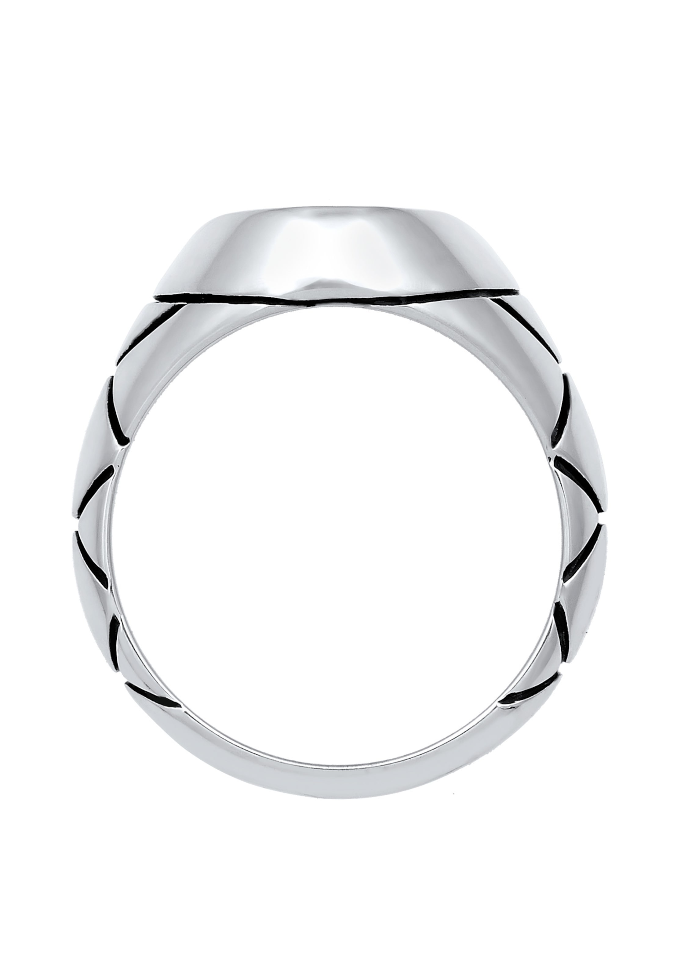 KUZZOI Ring 'Siegel' in Silver