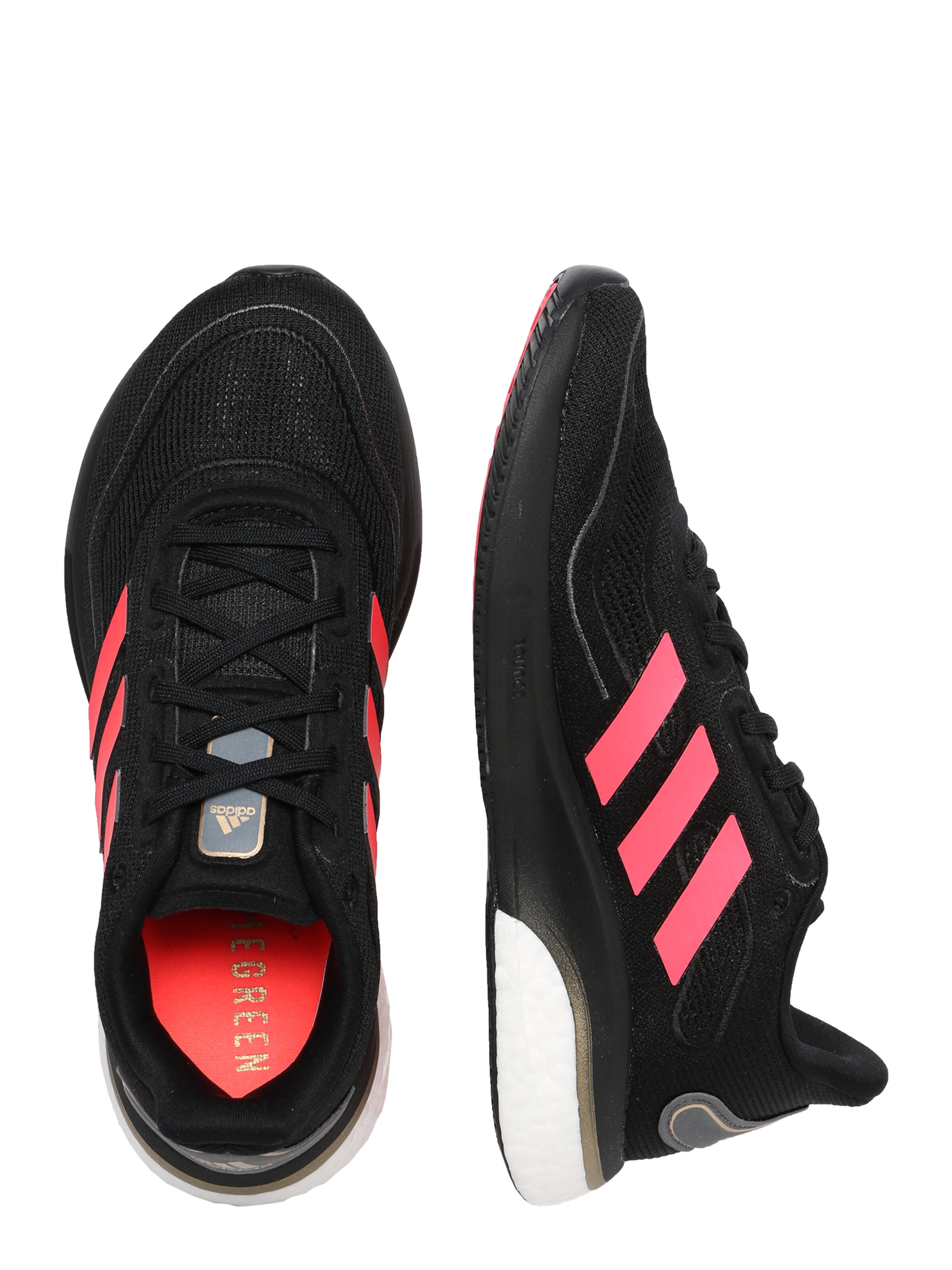 melns ADIDAS PERFORMANCE Skriešanas apavi 'Supernova'