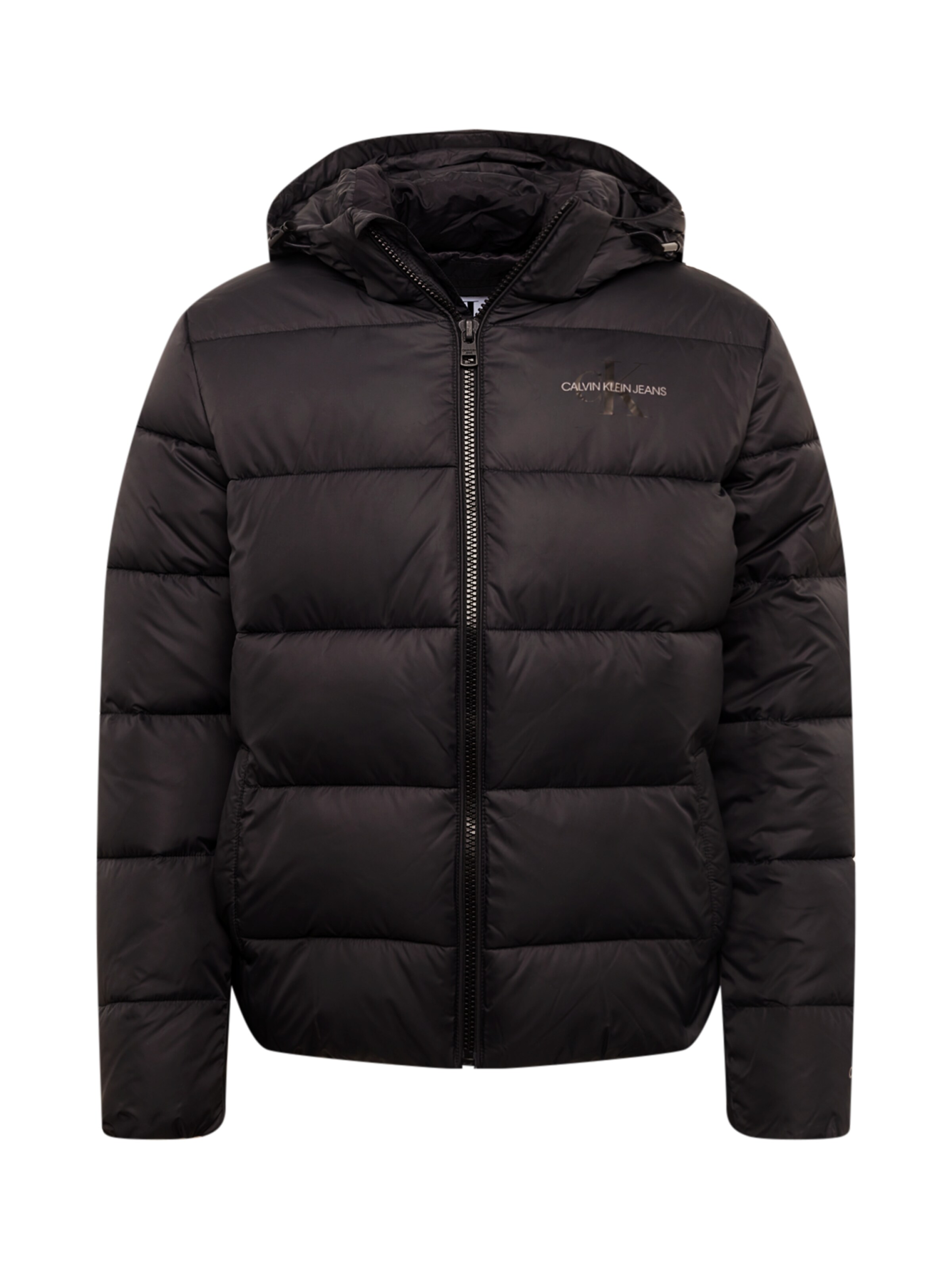 Calvin Klein Jeans - Jacke 'MONOGRAM' in schwarz